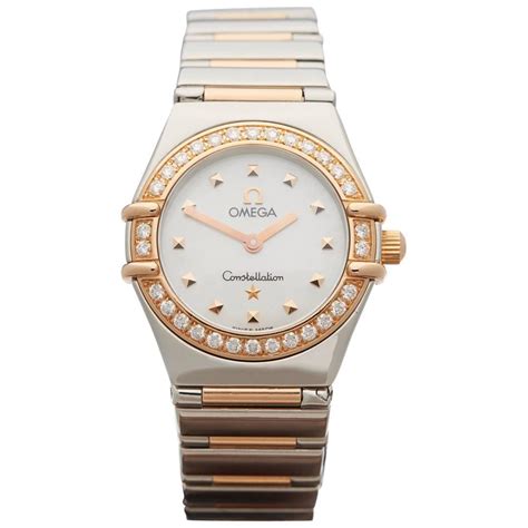 are there fake omega ladies constellation watches|omega constellation diamond bezel.